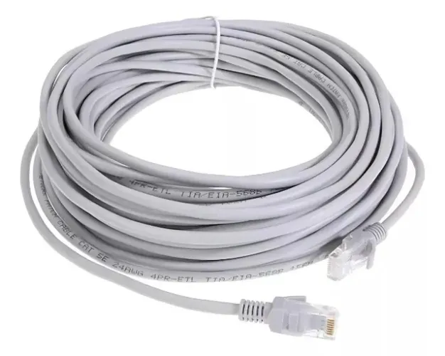 Cabo de Rede Cat6 15m It-Blue LE-315 - Alta Velocidade e Estabilidade - Loja Coimbra