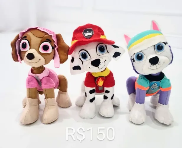 Feltro Patrulha Canina - Skye, Marshall e Everest