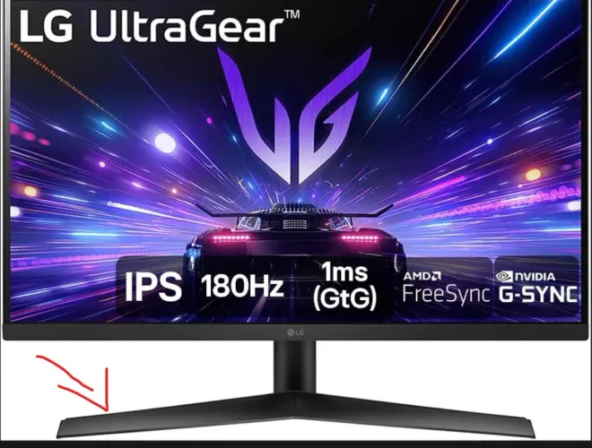 Suporte original para monitor LG UltraGear