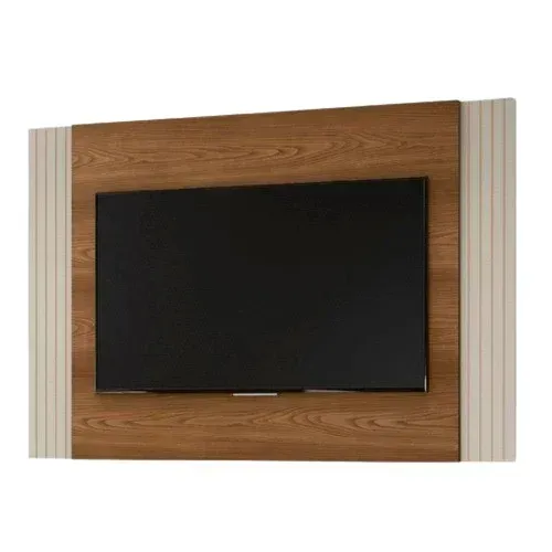 Painel Furnas Línea Brasil Off White/Nogueira- Entrega Rápida!