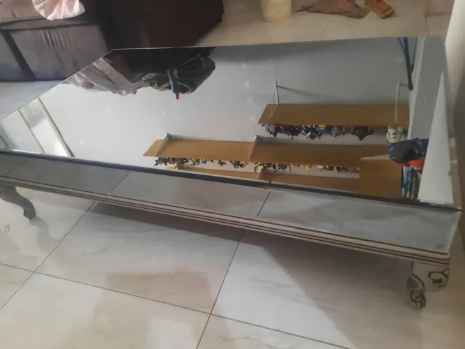 Mesa de Centro Espelhada Elegante