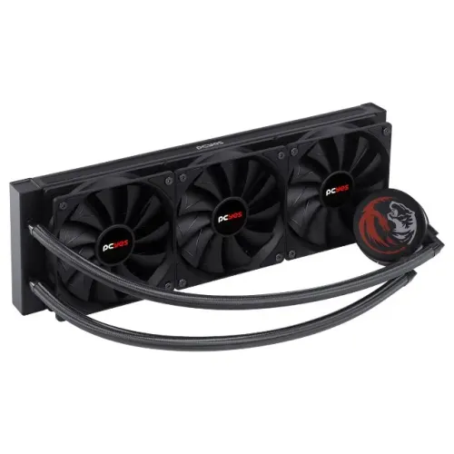 Water Cooler Pcyes Sangue Frio 2 Black 360mm Intel/AMD LGA1700/2066/2011 | AM4 - WZetta
