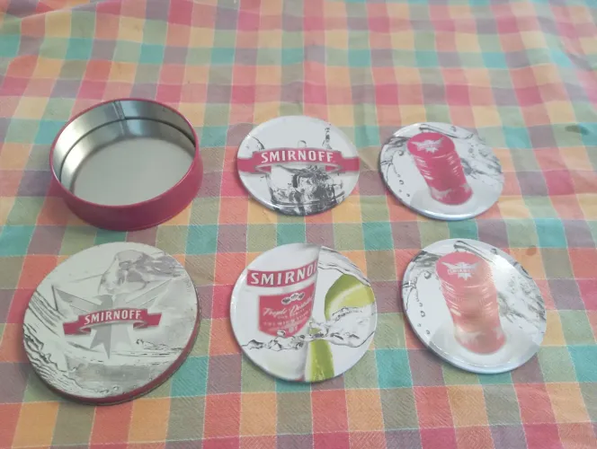 Porta copo smirnoff