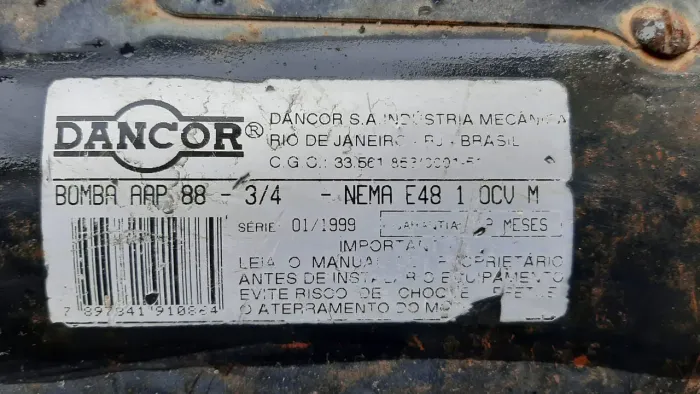 Bomba d'água Dancor AAP 88 - 3/4