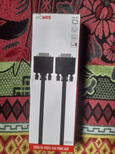 Cabo de Vídeo VGA para VGA 2 Metros