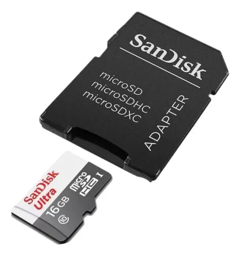Cartão De Memória 16gb Micro Sd Ultra 100mbs Sandisk