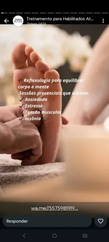 Atendimento Reflexologia e PNL