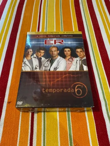 Box DVD's Lacrado - ER Plantão Médico - Sexta (6ª) Temporada