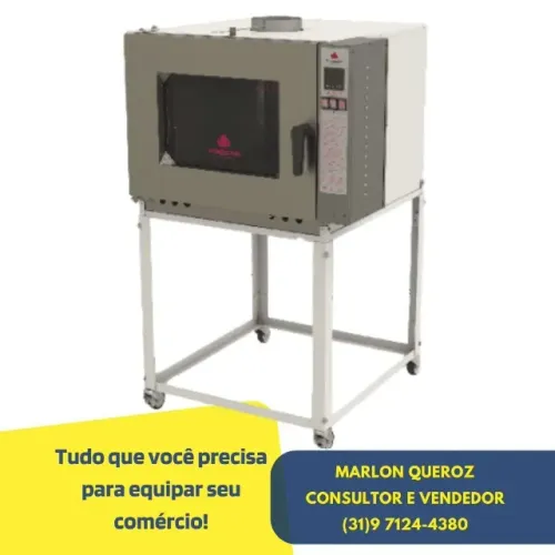 Forno Turbo Elétrico 5 Esteiras 220v Progas