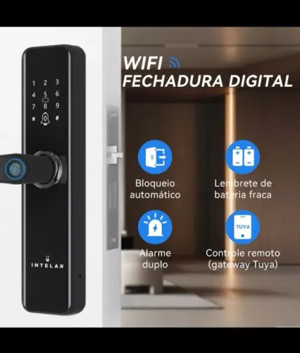 Fechadura Digital Inteligente com Wi-Fi