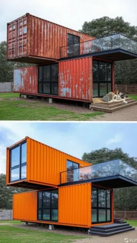 Casas, comércios, estoques e garagens.