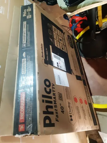 Caixa de papelao  tv 40 polegadas