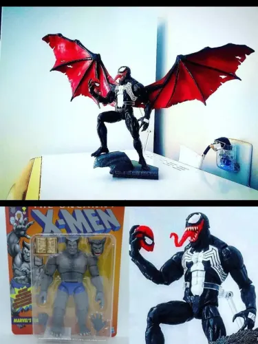 Venom e Fera Marvel Legends
