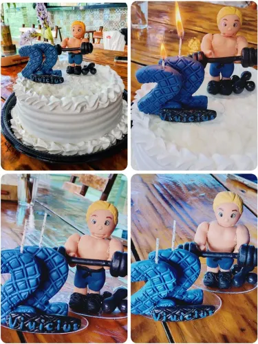 Velas ,potes, e personalizados em Biscuit 