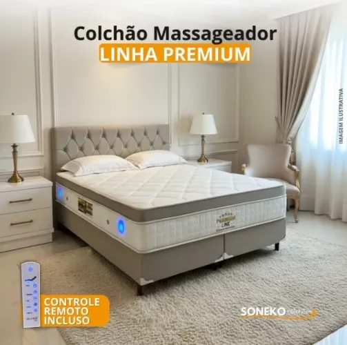 Colchão Massageador 15 anos de garantia