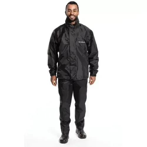 Capa De Chuva Motoqueiro Nylon Pantaneiro Com Gola