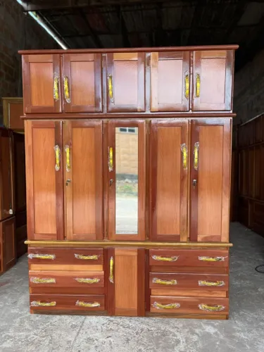 Guarda roupa de casal 5 portas espelhado novo entrega grátis