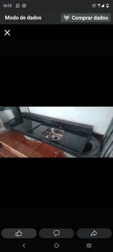 Pia para cozinha , medida 1,60 por 0,60 , valor 870,00