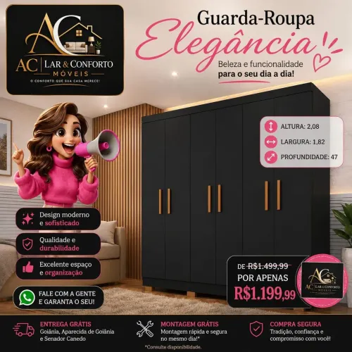 GUARDA-ROUPA ELEGÂNCIA