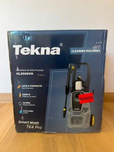 Lavadora de Alta Pressão Profissional Tekna Smart Wash TK4 Pro 2200W 110V - Lacrada c/ NF