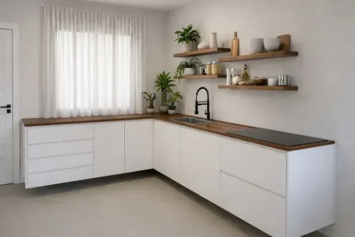 Cozinha modular sob medida 1 mês de uso - Madeira Teca
