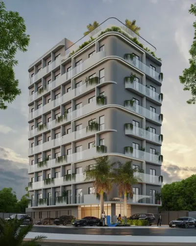 Flats a Venda Jardim Oceania, Apto no 4º Andar Norte com 16,74m² Quarto/sala/cozinha, saca