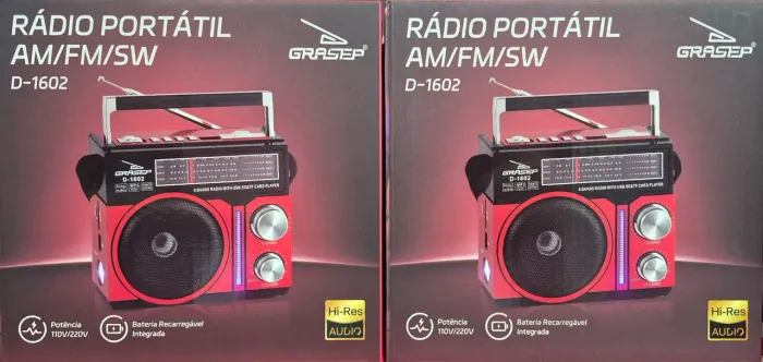 RADIO PORTATIL - AM/FM/SW REF: D-1602