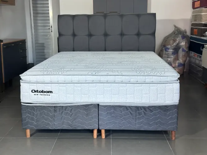 TORRA TORRA! CAMA QUEEN ORTOBOM PILLOW TOP 12X DE R$ 291,67 SEM JUROS