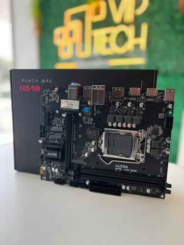 Placa mãe H510 Alltek socket 1200 ddr4 processadores Intel 10geracao