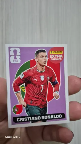 Figurinha Extra panini Cristiano Ronaldo