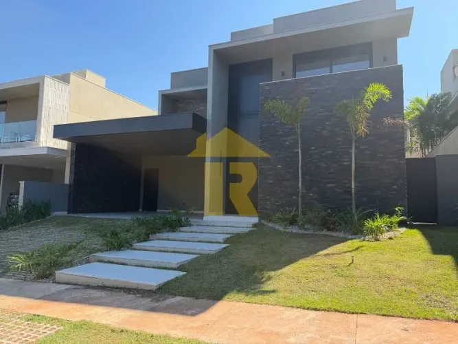 Casa de luxo em condomínio no Residencial Quinta do Golfe em São José do Rio Preto-SP: 4 q