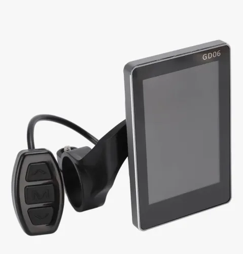 Painel de controle lcd para bicicleta elétrica 36V 48V GD06