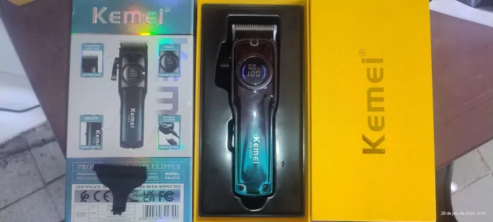 Máquina kemei nova / aceito cartão ( com acréscimo )