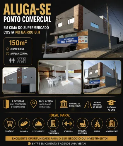Alugo ponto comercial 150m em Varginha