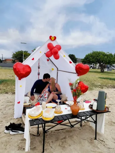 Cabana na praia