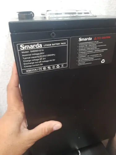 Bateria autopropelido X12 60v 20 amperes