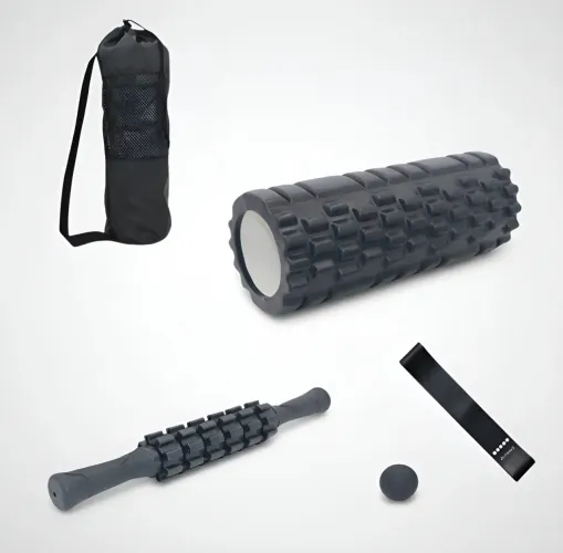 Kit Rolo Bastão Liberacão Soltura Miofascial Massagem Cross - NOVO (Nunca usado)