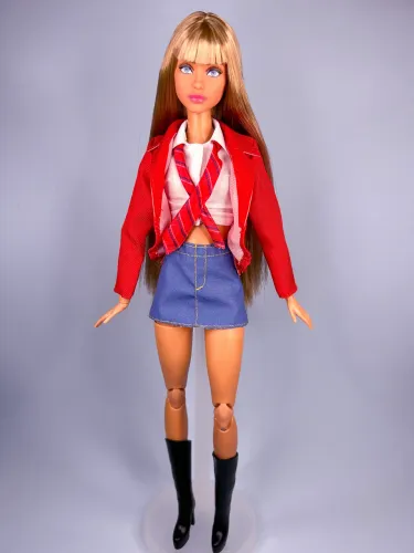 Boneca Barbie Mia Rebelde RBD Lina Made to Move Basics