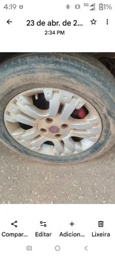 vendo 4 aro 15 liga leve fiat 500 cada