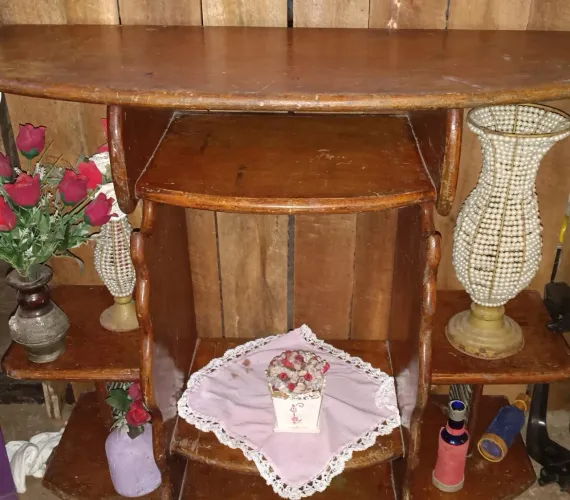 Rack de madeira