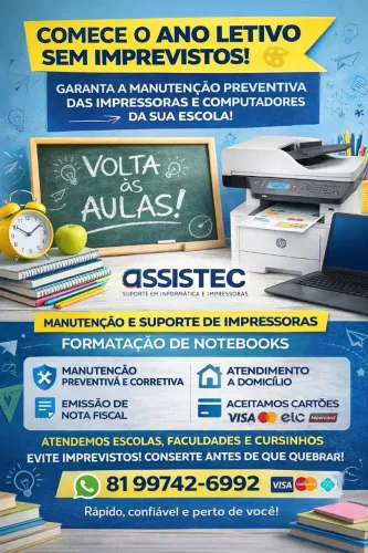Computadores, Impressoras Recife/Olinda