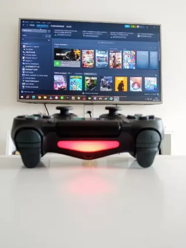 Controle Gamer Sem Fio - Ideal pra PS4 e PC