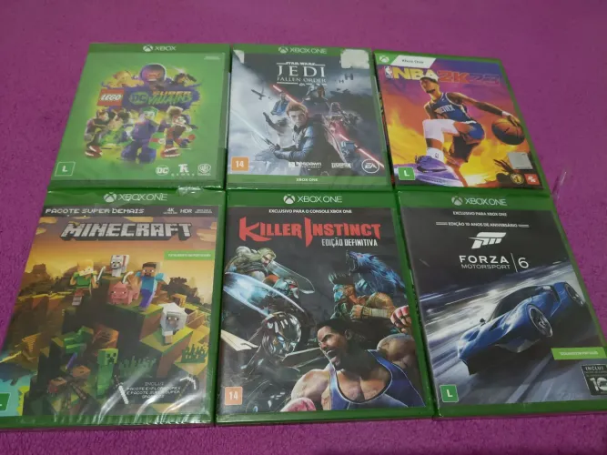 Lote jogos Xbox One Series X 