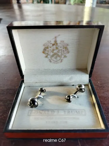 Abotoaduras Masculinas de Luxo - Donald J. Trump Signature Collection