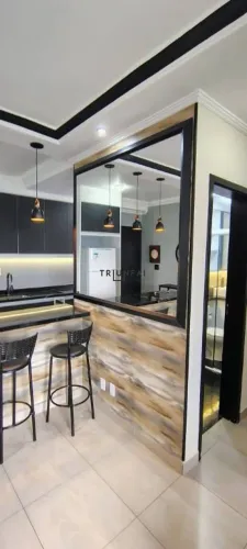 Apartamento com 2 dormitórios para alugar, 57 m² por R$ 3.500/mês - Alpha Club Residencial
