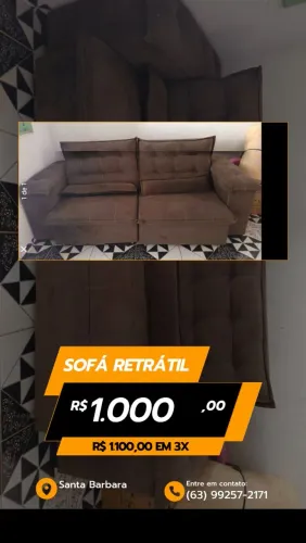 Sofá retrátil
