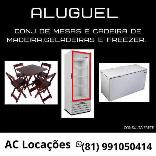 Aluguel freezer