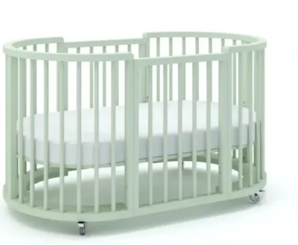 Berço oval três em 1
