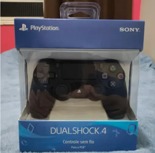 (Novo) Controle Sem Fio Dualshock 4 Play 4 - Preto - sony