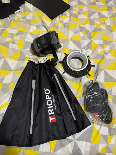 Kit Flash de Estúdio Visico + Softbox Octogonal Triopo
